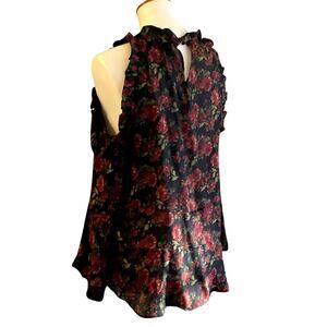 Silk Iro Blouse Floral Pattern